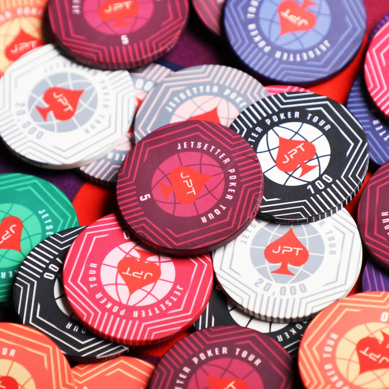Professional Casino-Grade 300pcs Poker Chips Set Tournament Poker Chips Set