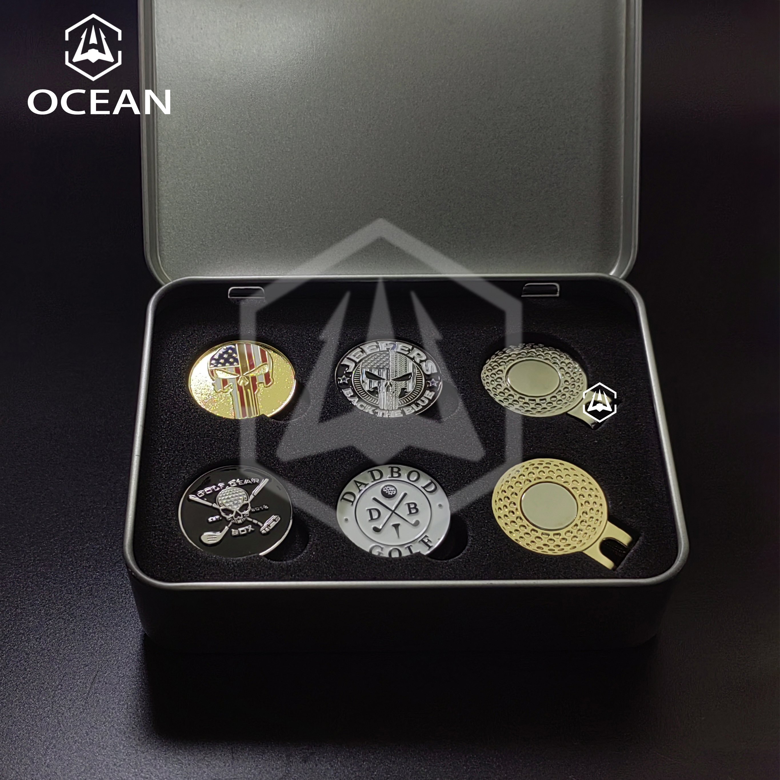 Golf Ball Marker And Metal Custom Golf Divot Repair Tool Divot Tool Golf Men Set