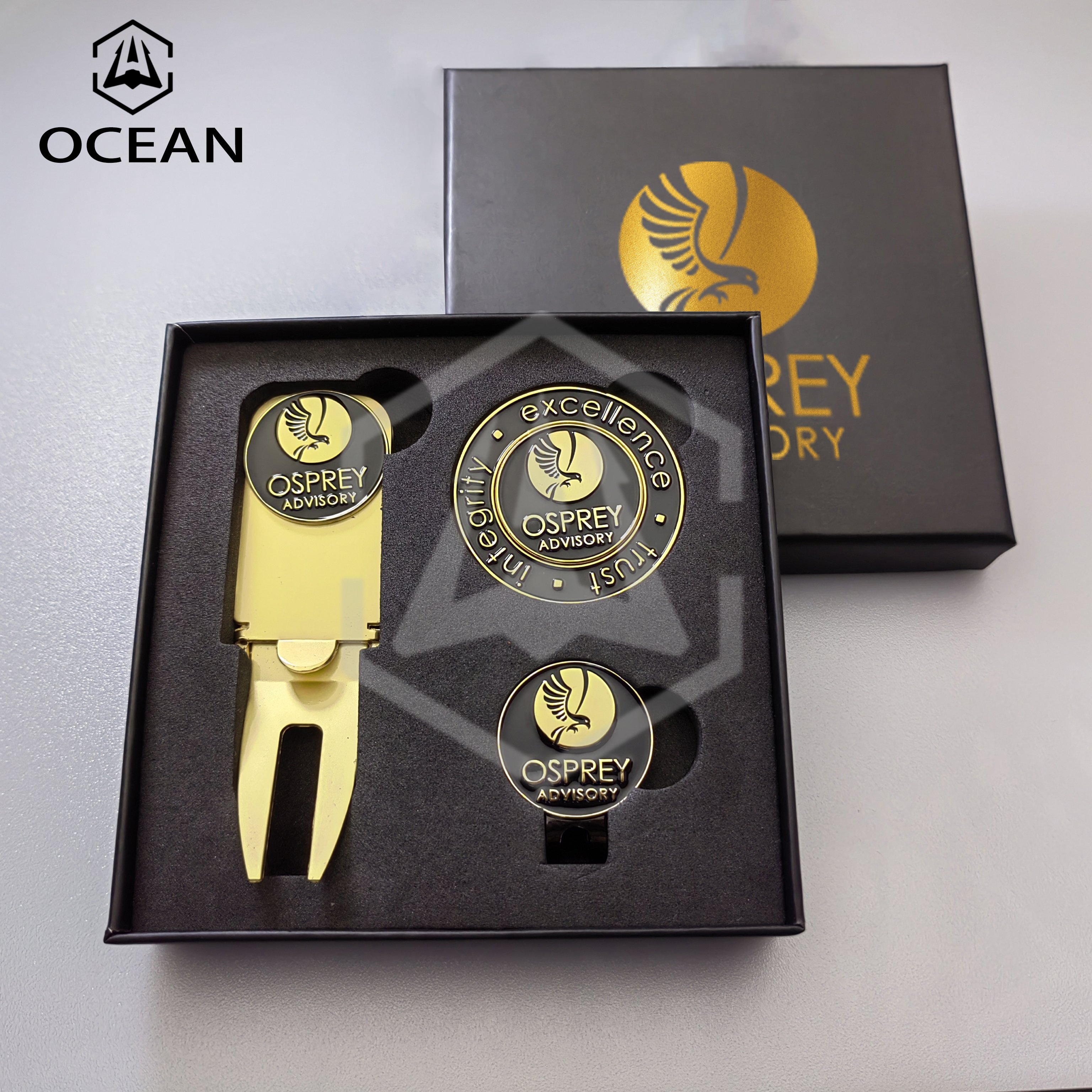 Golf Ball Marker And Metal Custom Golf Divot Repair Tool Divot Tool Golf Men Set