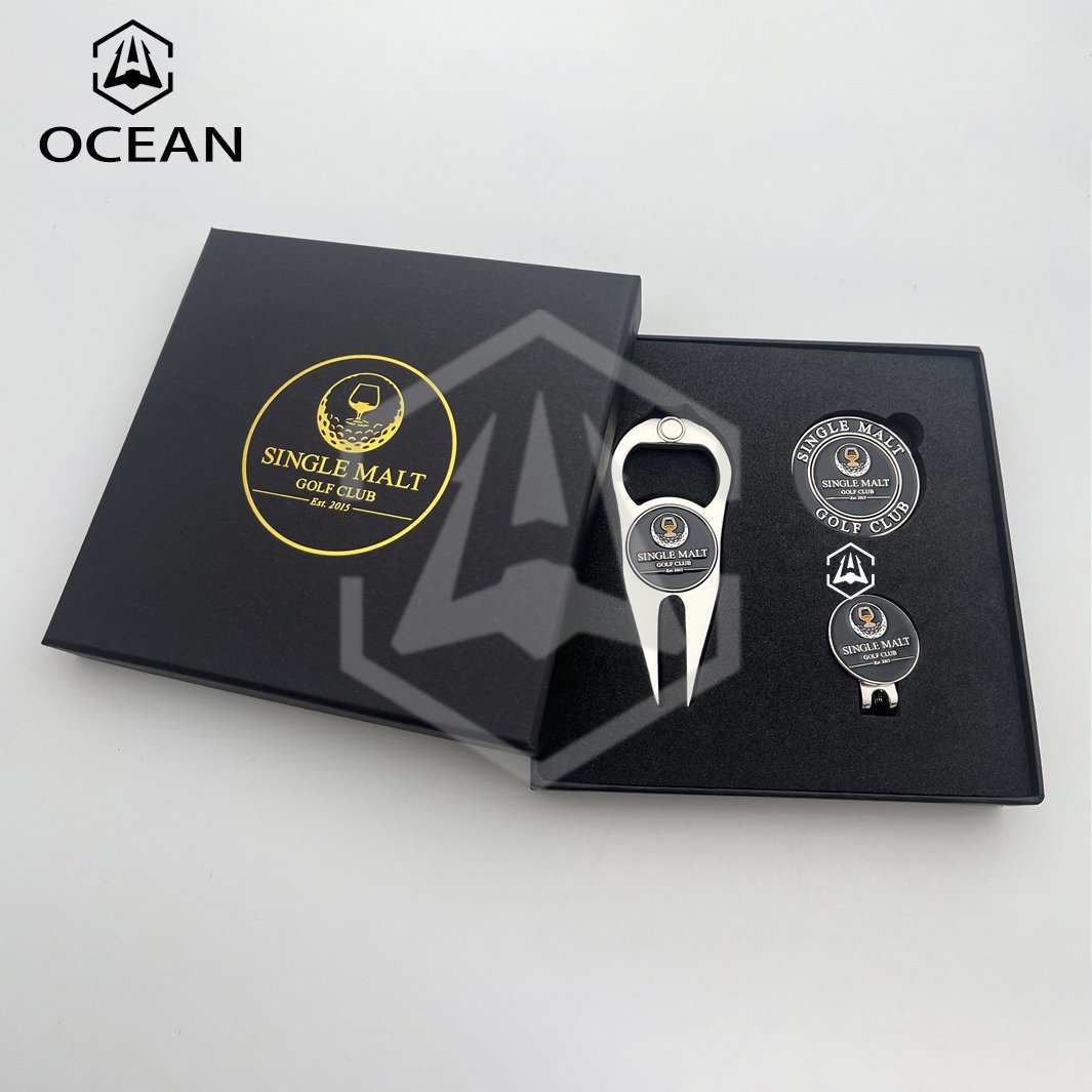 Golf Ball Marker And Metal Custom Golf Divot Repair Tool Divot Tool Golf Men Set