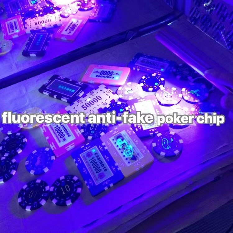 Hot Sale Good Looking And Durable Professional Club Specific Chip Coin UV Anti Counterfeiting Ceramic Poker Chips Set