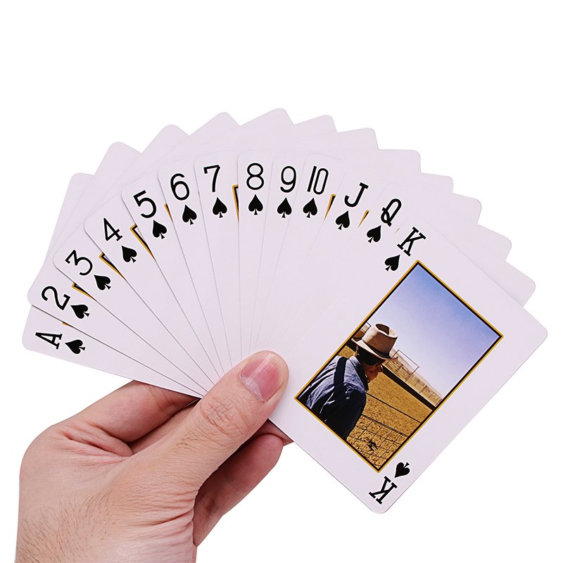 Wholesale Custom Printing Bulk Advertising Poker Paper Blank Playing Cards