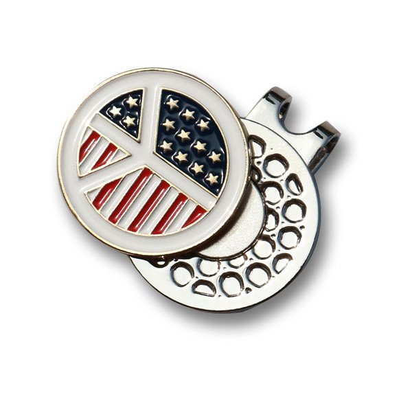 2022 New Design Golf Customize Logo 34mm Multi-type Dog Hat Clip Golf Ball Marker Golf Ball Marker Hat Clip