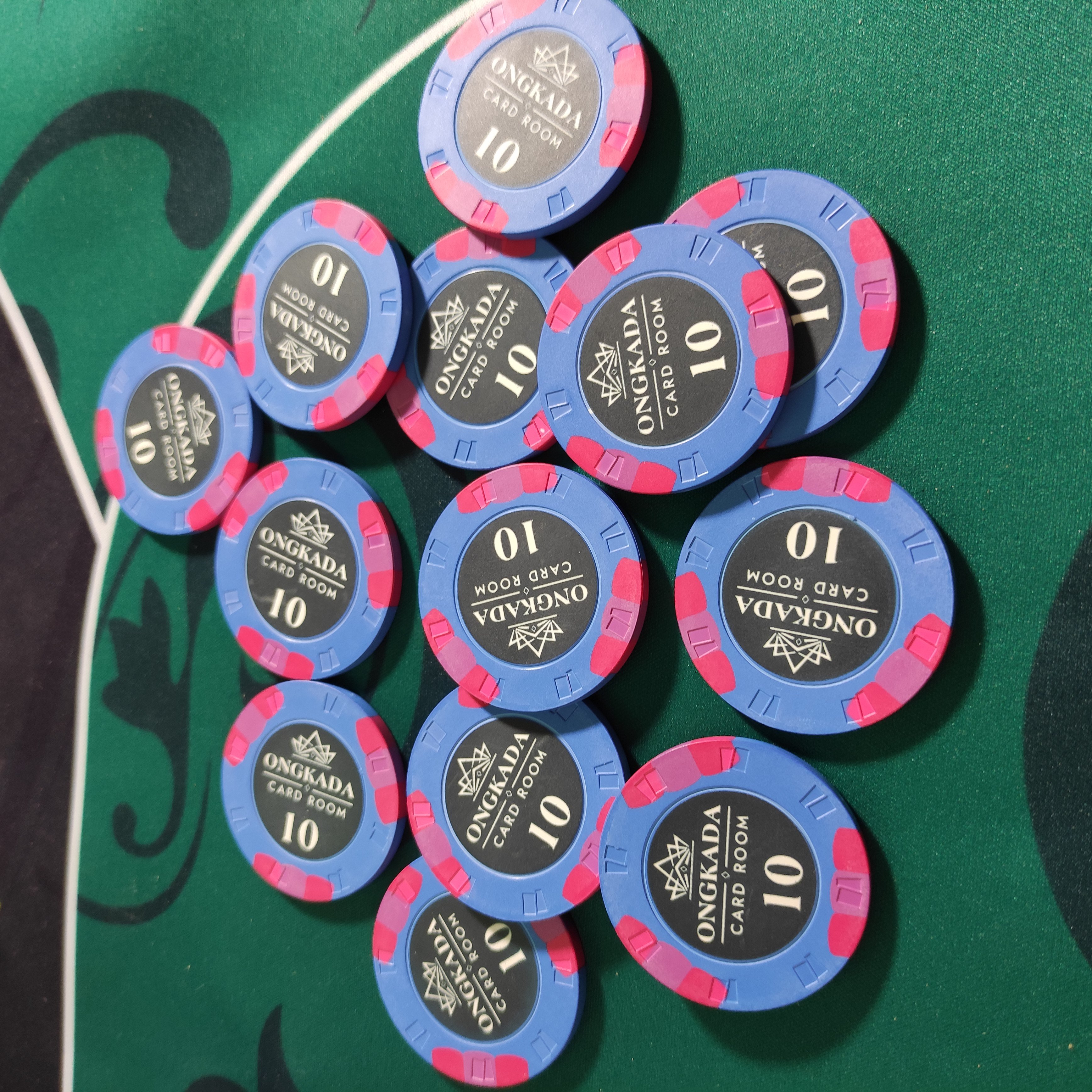 Series number 39mm 43mm 46mm 50mm Ceramic poker chip with heat sublimation on rolling edge