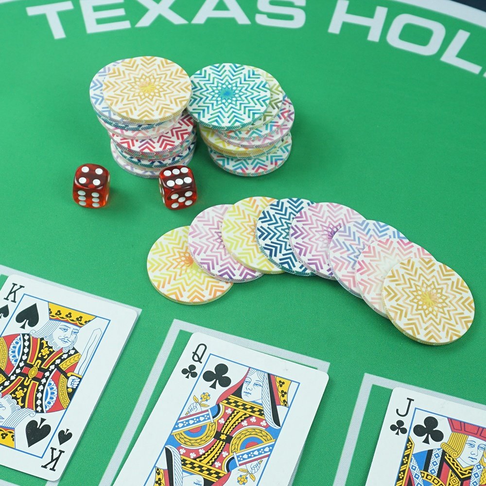 Wholesale free design 43mm ceramic poker chips 12g Gradientfor colored chip set customize logo design for casino game playing
