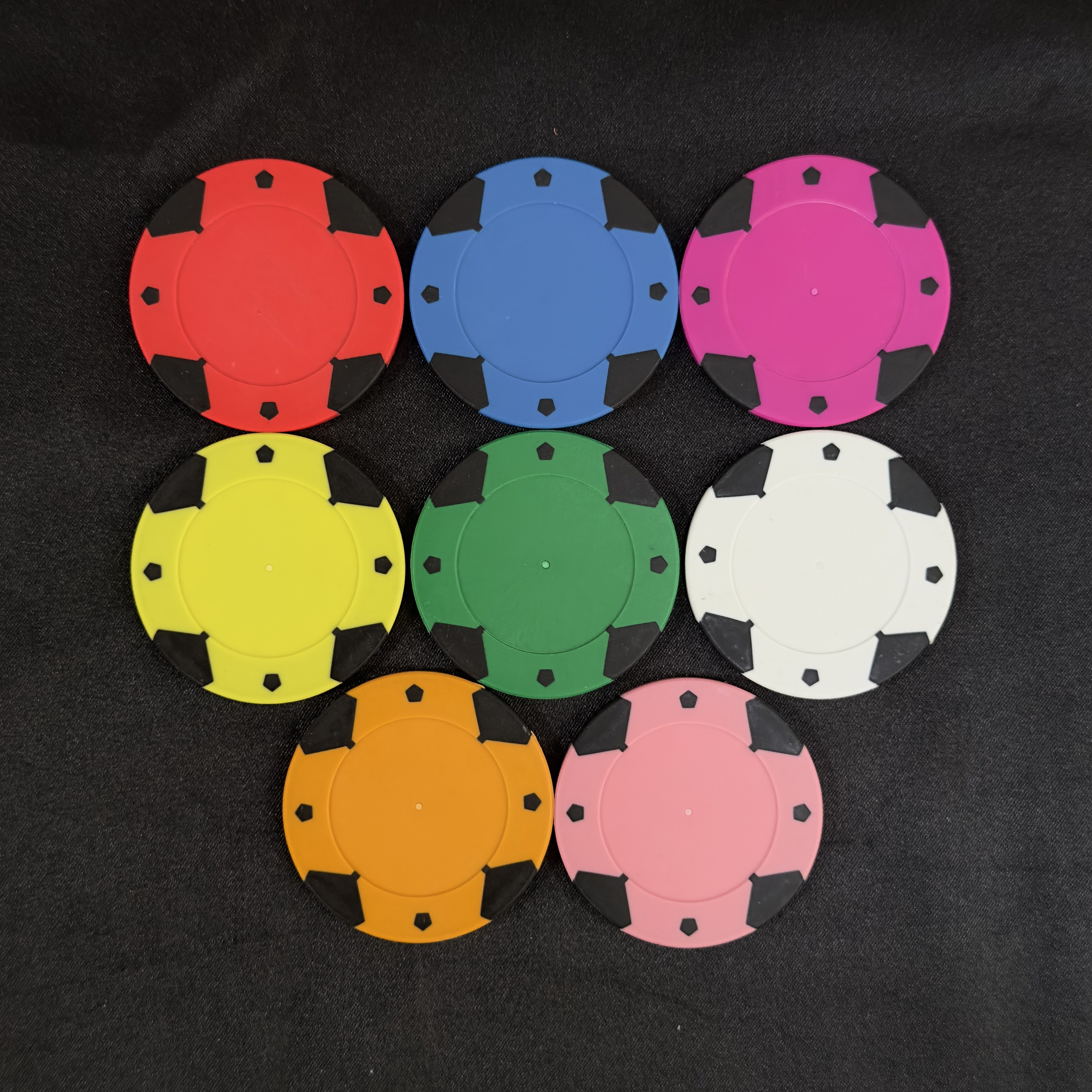 Professional Production 11.5g ABS Poker Chips Without Face Value
