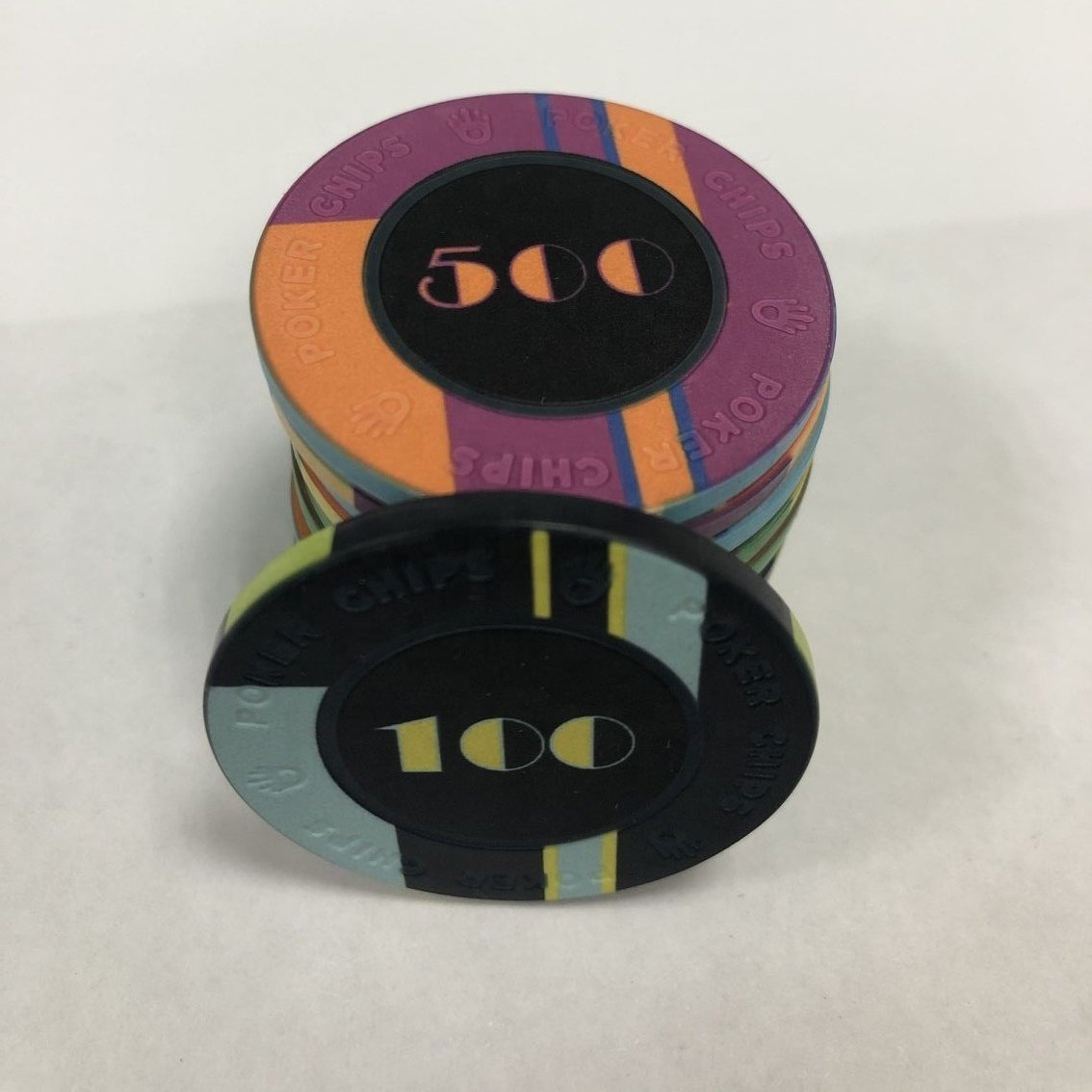10g EPT 39 x 3mm Ceramic Poker Chips, Casino Quality ceramic chip