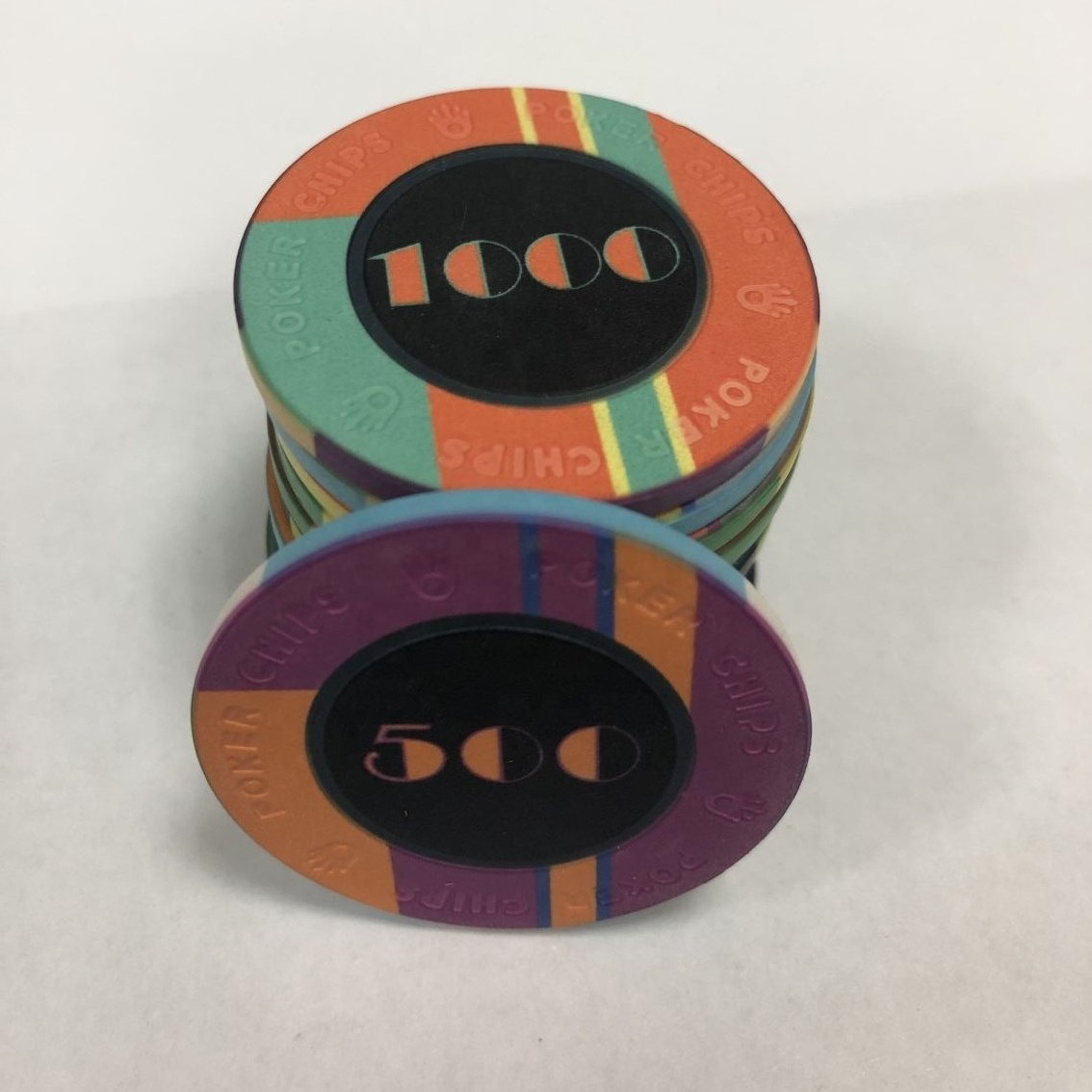 10g EPT 39 x 3mm Ceramic Poker Chips, Casino Quality ceramic chip