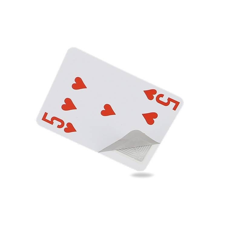 China produces UHF 915mhz playing cards / RFID waterproof wear-resistant chip poker