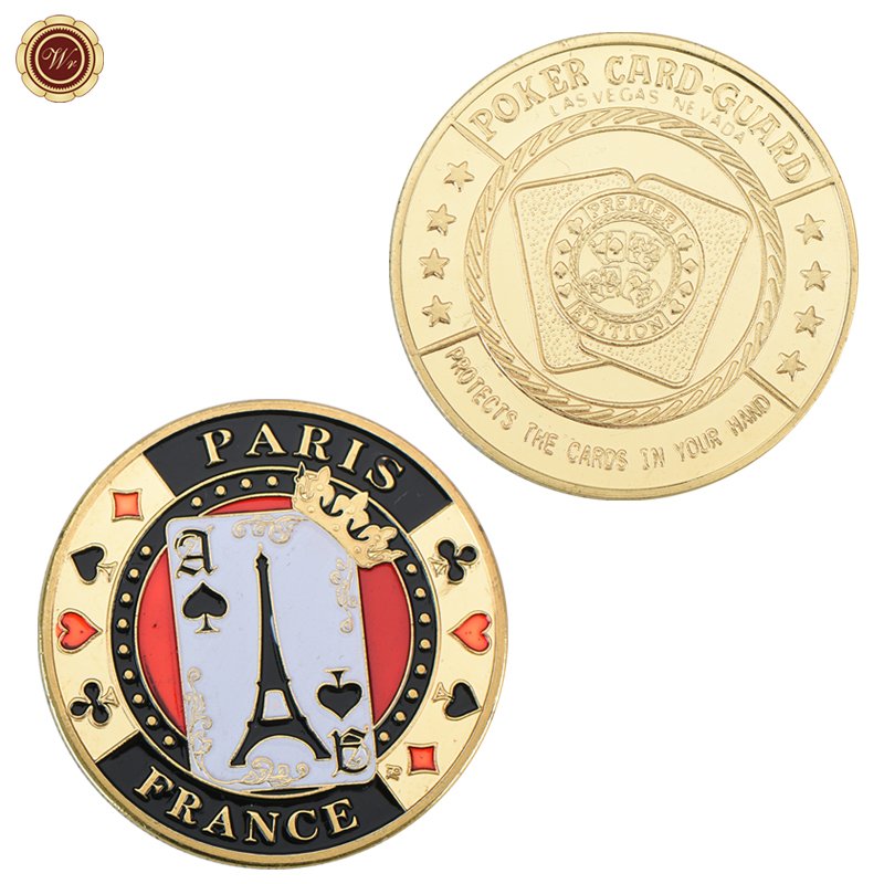 Wholesale Cheap 3d Metal Commemorative Coin Gold Silver Antique Brass Poker Chip Coin