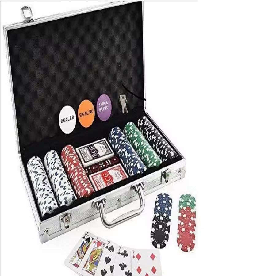 Custom design texas professional entertainment Custom Design Poker Chips ps Material Game Set poker Chips