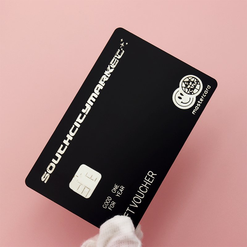 Metal Engraved Stainless Steel credit Custom NFC Metal ID Card Blank Black NFC Metal Aluminum Business Member Cards With Chip