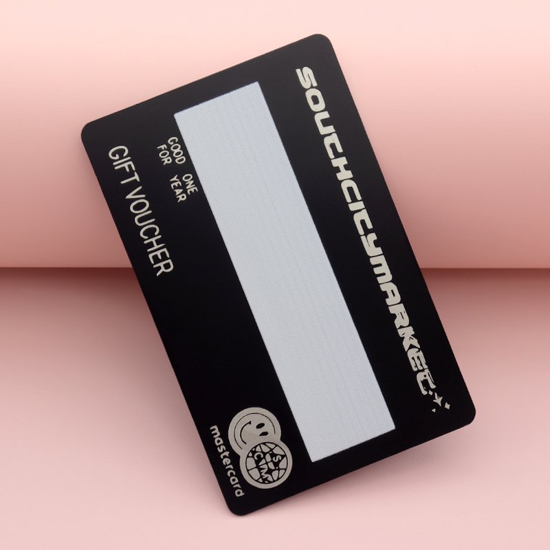 Metal Engraved Stainless Steel credit Custom NFC Metal ID Card Blank Black NFC Metal Aluminum Business Member Cards With Chip