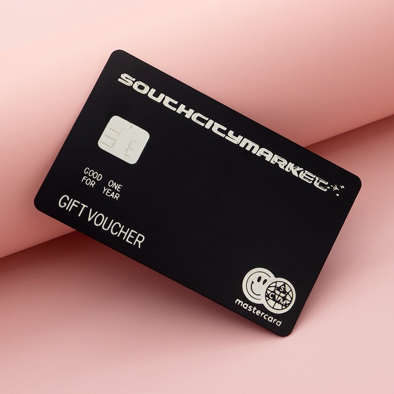Metal Engraved Stainless Steel credit Custom NFC Metal ID Card Blank Black NFC Metal Aluminum Business Member Cards With Chip