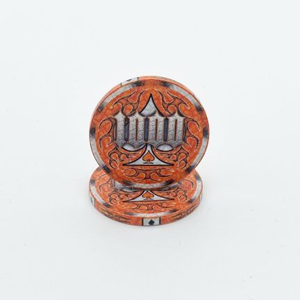 Fully customisable Professional Ceramic Material Poker Chips 10g and 40MM poker chips with customised design colour and logo