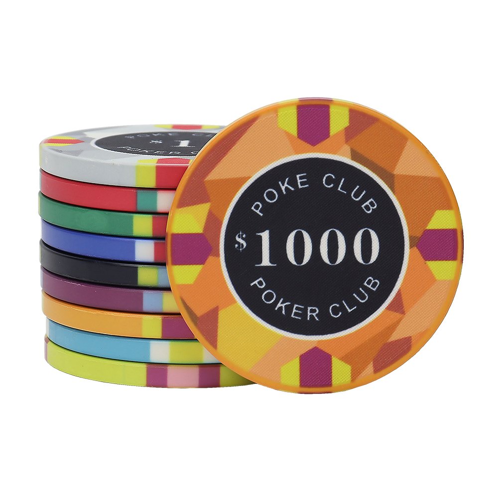 Free design sample 12g ceramic poker chips 43mm diameter antique texture surface custom logo casino play chips for poker room