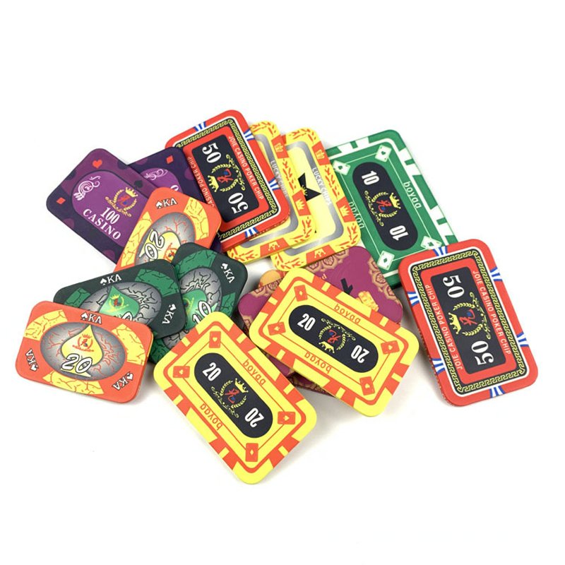Krell Gifts Custom High Quality 14g Casino Ceramic Clay Poker Chips, Cheap Poker Chips Set