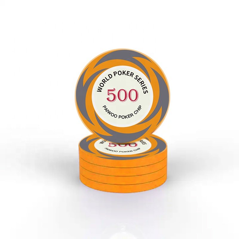 300pcs Professional Ceramic Poker Chips Set for Casinos Use