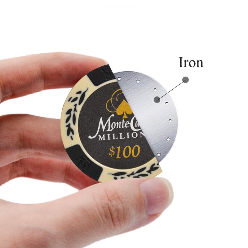 JY Poker Chips China Supplier Wholesale 14g Monte Carlo Blank Custom Logo Cheap Clay Composite Poker Chips