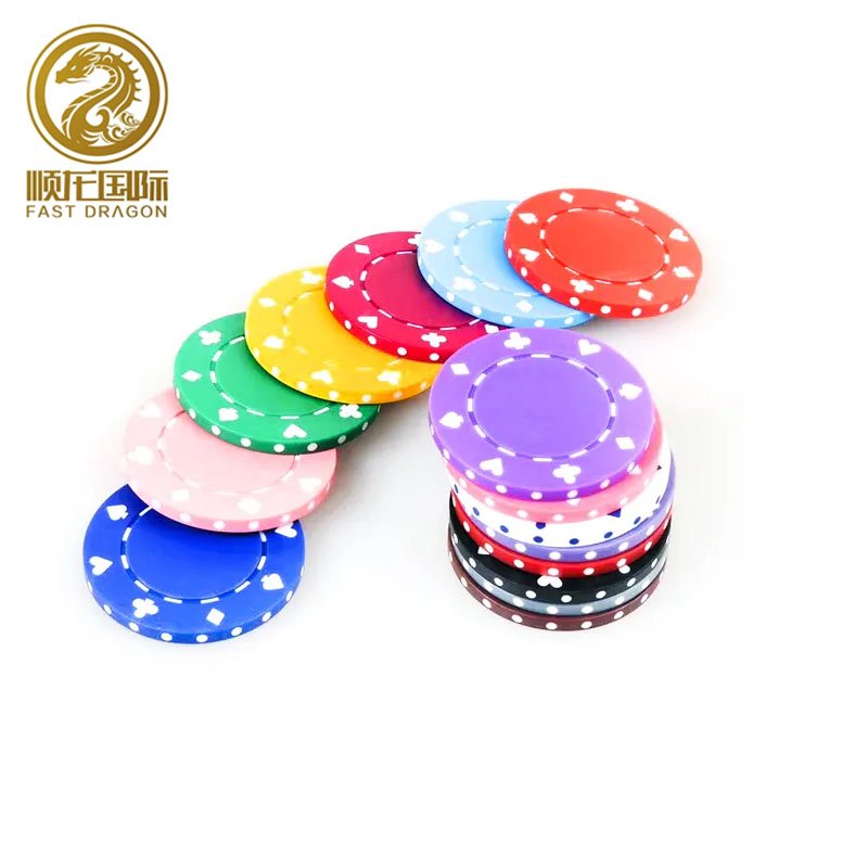 Customized poker chips ABS poker chip set for gambling casino poker chip