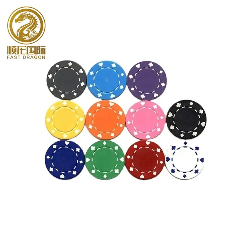 Customized poker chips ABS poker chip set for gambling casino poker chip
