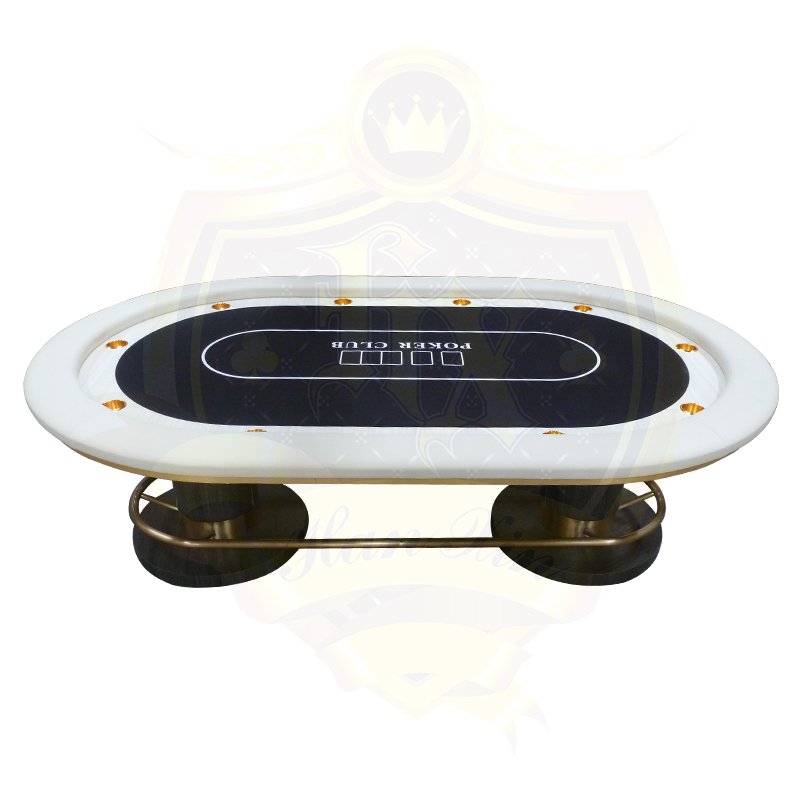 Poker Table Casino Texas Hold'em Poker Table with Chip Tray For Poker Tournament