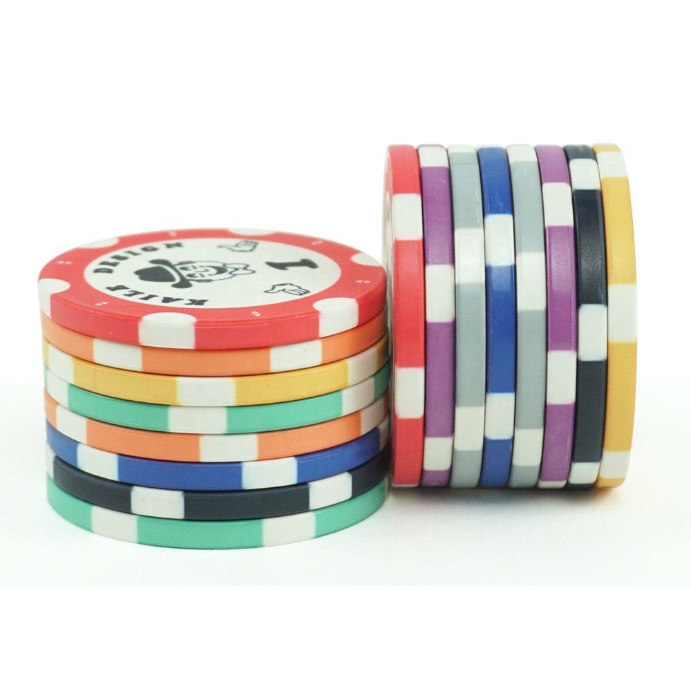Kaile custom design 39mm ceramic poker chips 10g free design and free sample set chips da poker for other entertainment products
