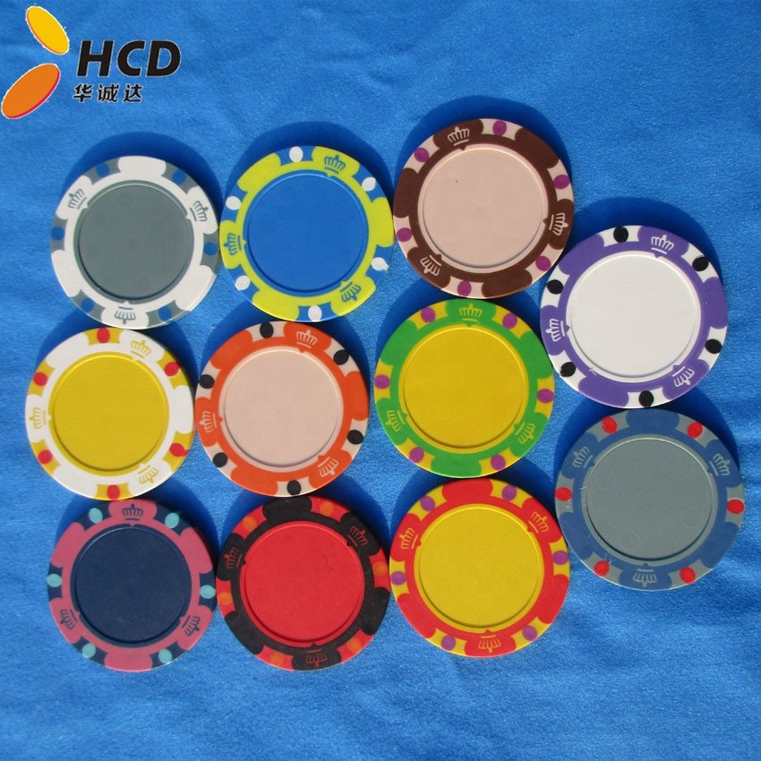 14g clay casino blank poker chip chips premium Texas Hold em poker chips