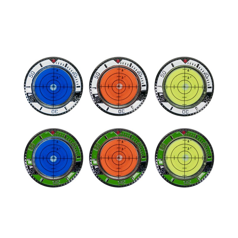 Wholesale Golf Ball Marker High Precision Putting Green Reader Tool Metal Hat Clip with Enamel Process Golf Gifts Accessories