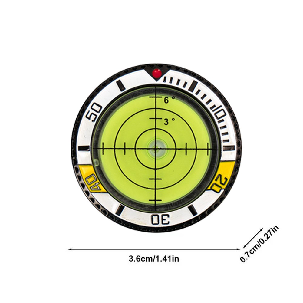 Wholesale Golf Ball Marker High Precision Putting Green Reader Tool Metal Hat Clip with Enamel Process Golf Gifts Accessories