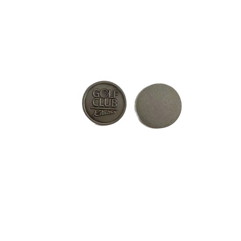 Wholesales Factory Custom Logo Znic Alloy Metal Enamel Magnetic Golf Ball Marker