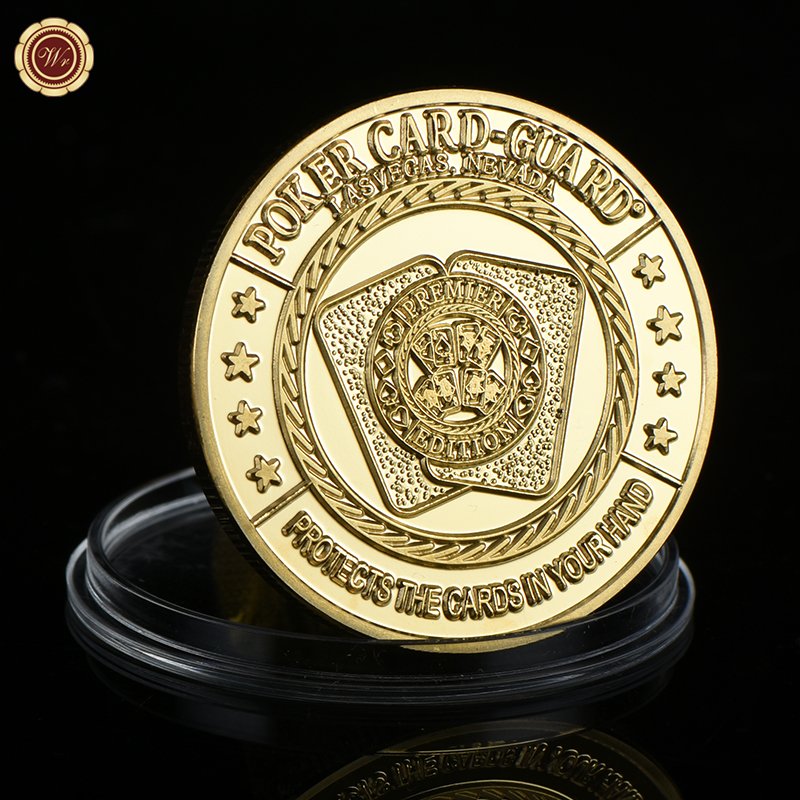 Custom Logo personalized Engraved Collectible Metal Crafts coin pot Pot Committed Poker Chip Challenge Coin