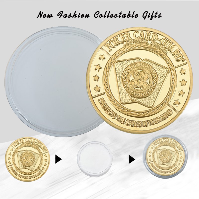 Custom Logo personalized Engraved Collectible Metal Crafts coin pot Pot Committed Poker Chip Challenge Coin