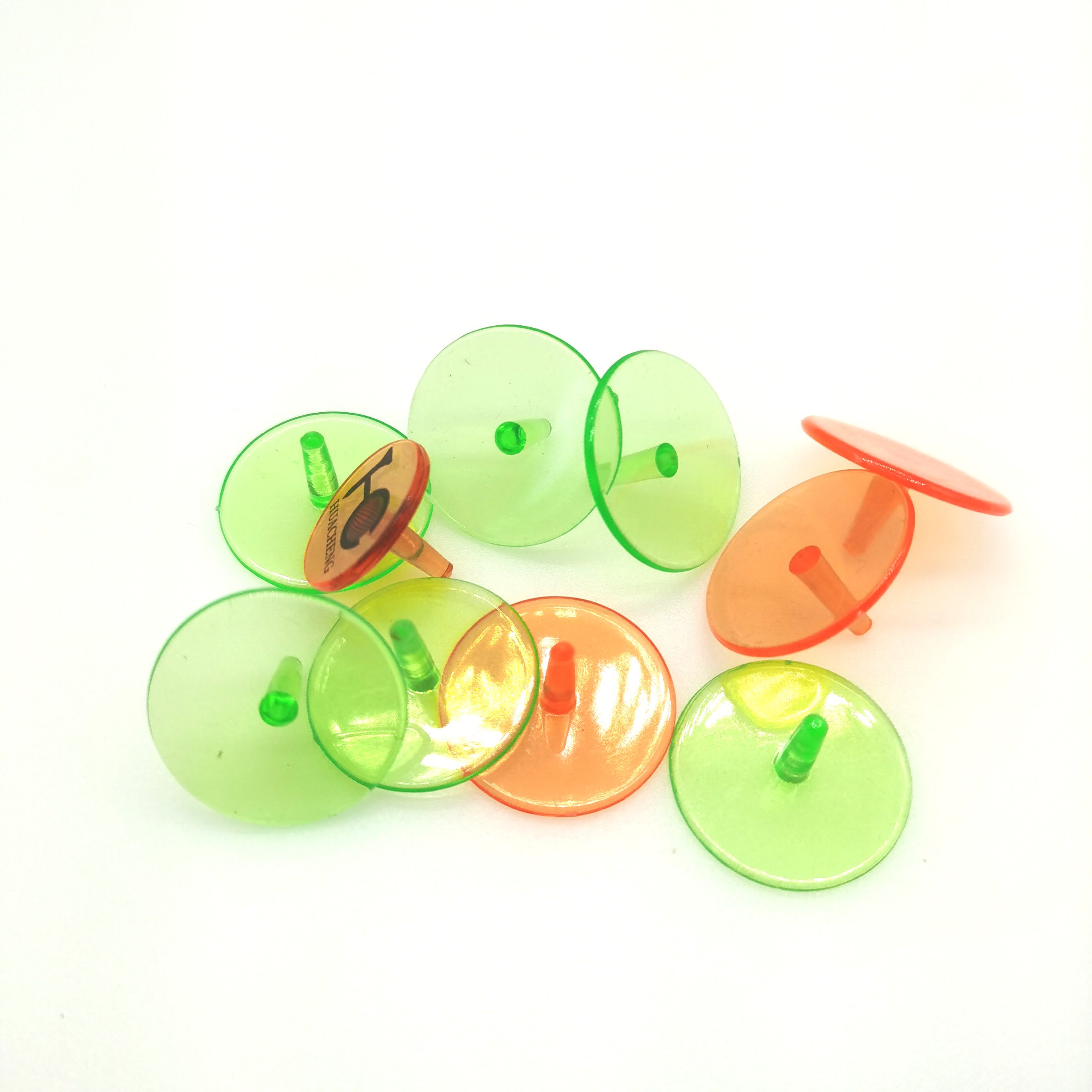 Golf Accessories Plastic Golf Ball Markers Natural Color Customized Logo Printing 25mm Size Custom Poker Chip Ball Marker