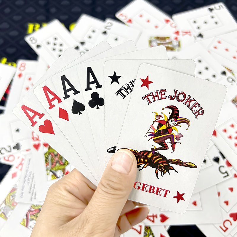 Gold Crown Brand Quality Paper Standard Poker Playing Cards