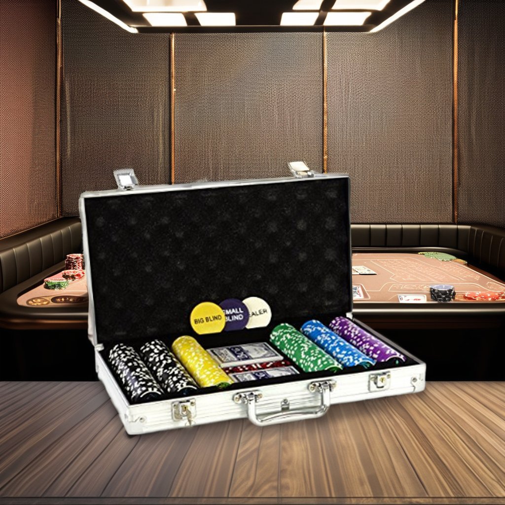 Hot Selling 300PCS Set 10g Ceramic and Clay Poker Chips with Metal Box 14g Weight MOQ 500PCS for Casino Use