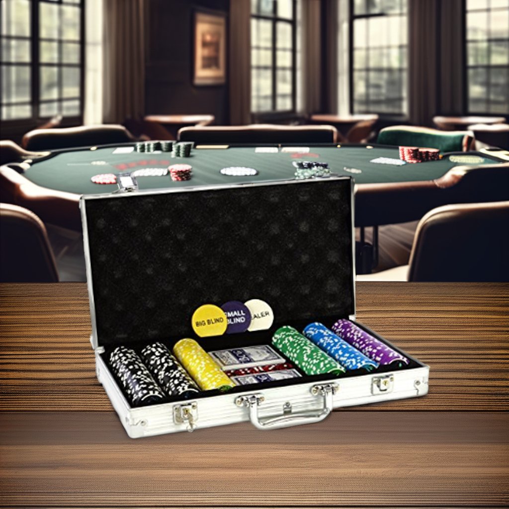 Hot Selling 300PCS Set 10g Ceramic and Clay Poker Chips with Metal Box 14g Weight MOQ 500PCS for Casino Use