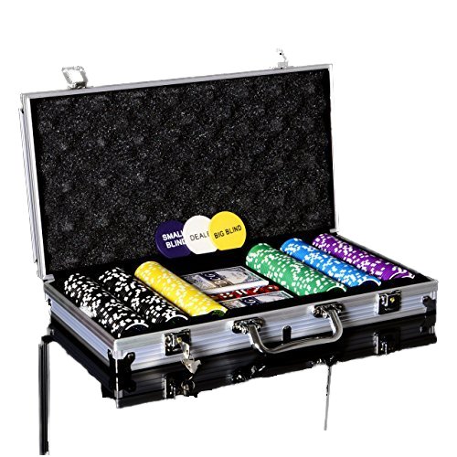 Hot Selling 300PCS Set 10g Ceramic and Clay Poker Chips with Metal Box 14g Weight MOQ 500PCS for Casino Use