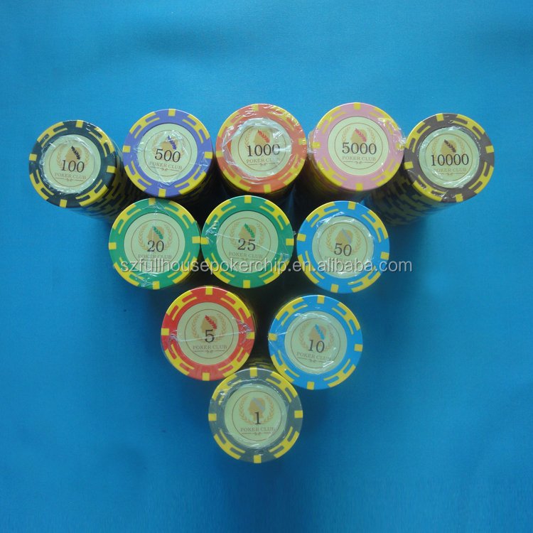 14 Gram Clay Poker Chips with Custom Designs