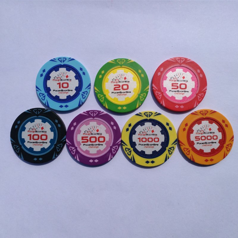 chips factory supply 2 tones 13.5G casino clay sticker chips,Custom poker chips