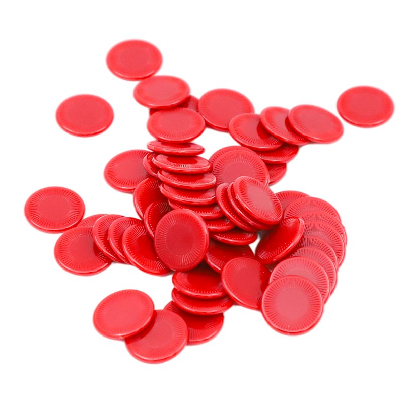 20MM round Plastic Casino Token Poker Chips for Gaming