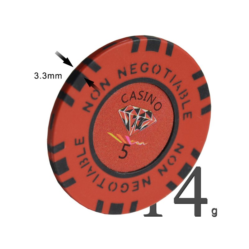 Factory Sublimation Ceramic Poker Chip Card Mold Wsop Golf Ball Denomination Custom Ceramic Stickers Ept Cases Set Poker Chips
