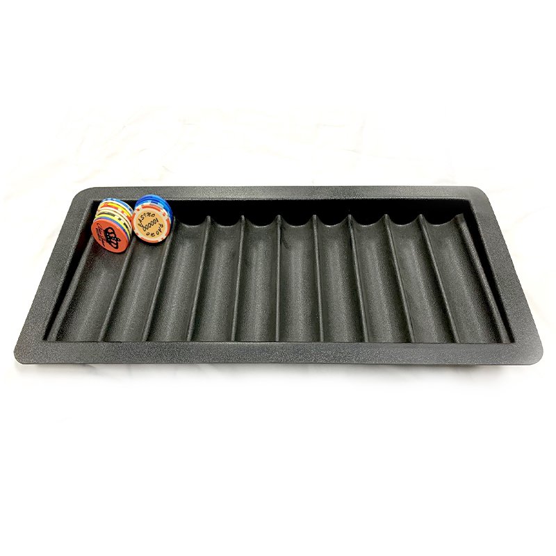 Plastic chip board Texas poker 500 yards chip holder for Casino table accessories