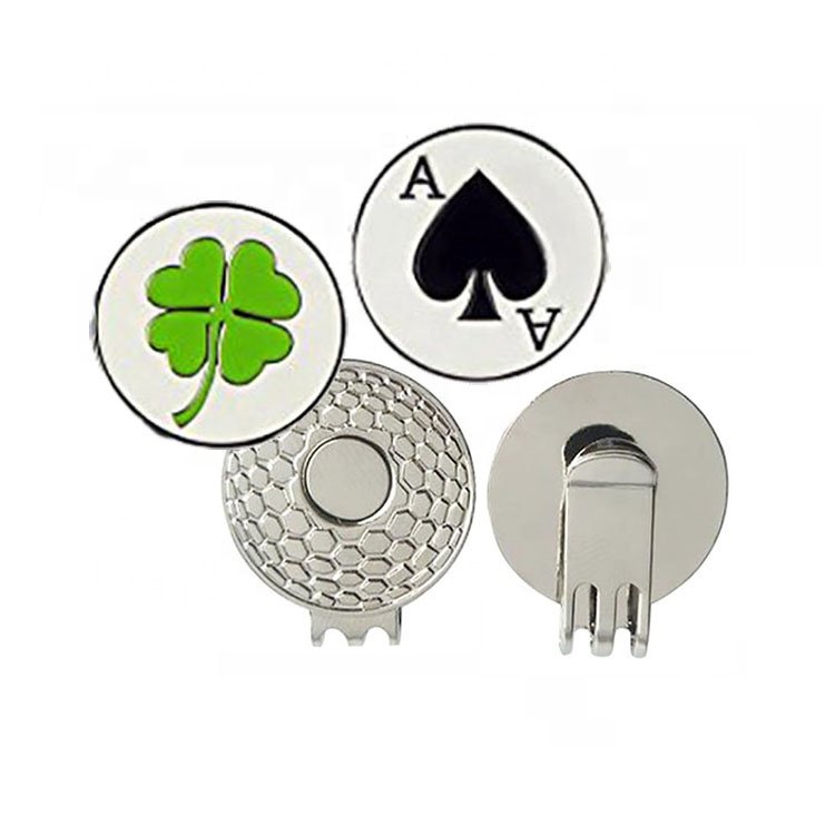 Golf Accessories golf hat clips magnetic golf ball marker holder Standard size supports custom design