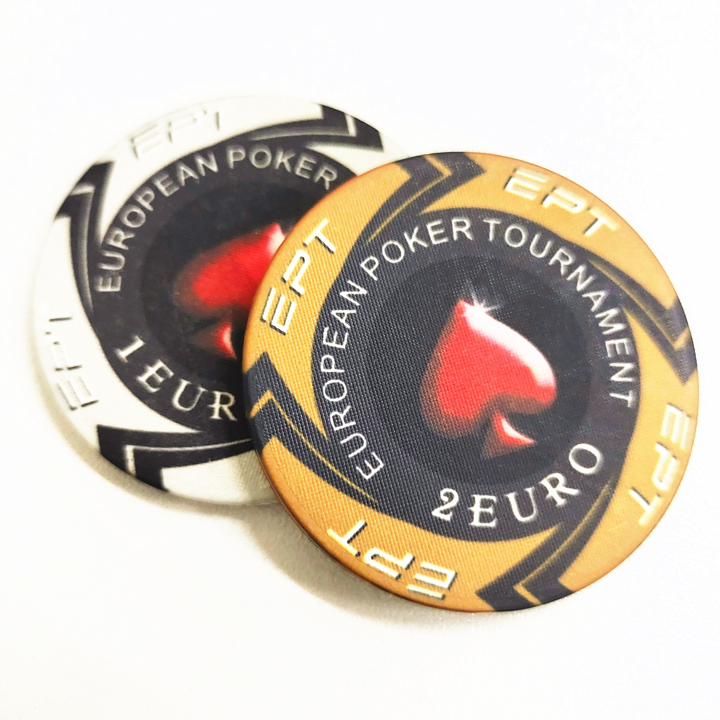 Integrated Casino Manufacturer Wholesale Poker Chip Set Ceramic Poker Chips Customized Chips for Playing Poker Game