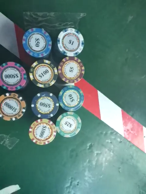 High Quality Poker Chips Clay Monte Carlo Poker Casino Chips 40mm Manufacturing Poker Chips Wholesale In Stock Custom Made