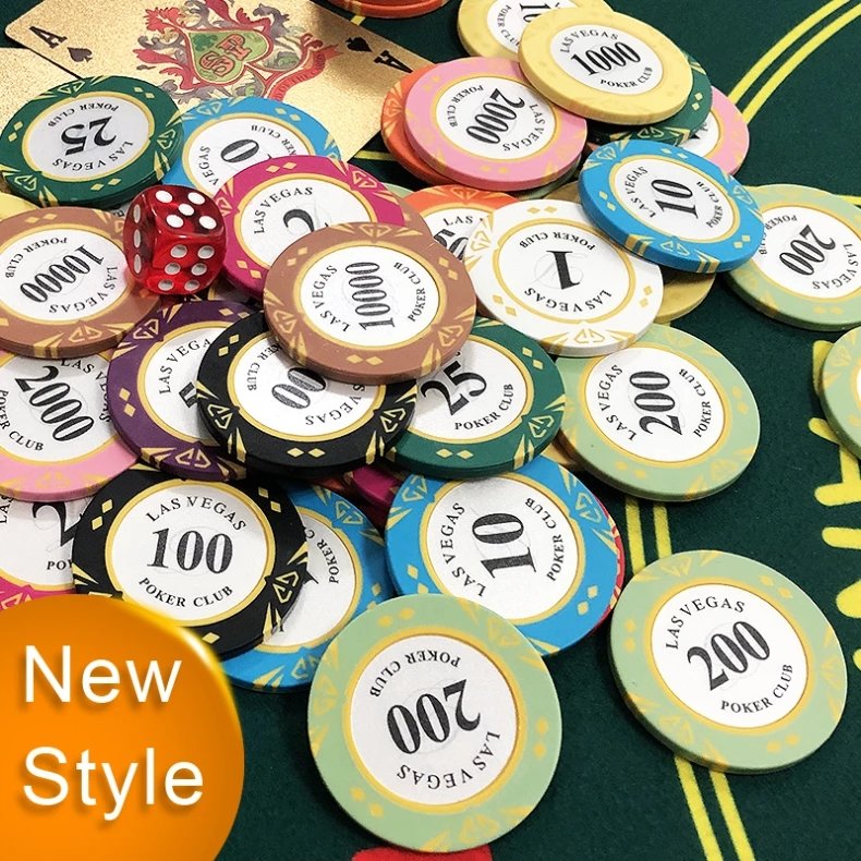 High Quality Poker Chips Clay Monte Carlo Poker Casino Chips 40mm Manufacturing Poker Chips Wholesale In Stock Custom Made