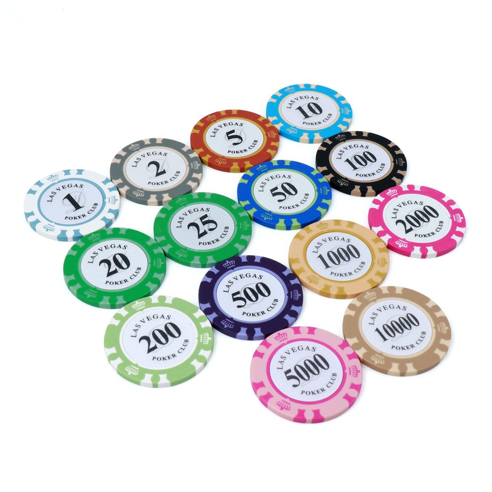 Casino One Stop Accessory Sourcing Customized Chip Stickers Poker Game Tokens Clay Las Vegas Chips