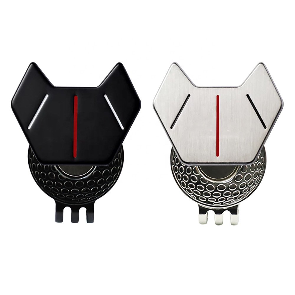 golf accessories Wholesale New Design Multiple Choices Custom Metal Golf Ball Marker 25 mm Magnetic Hat Clip