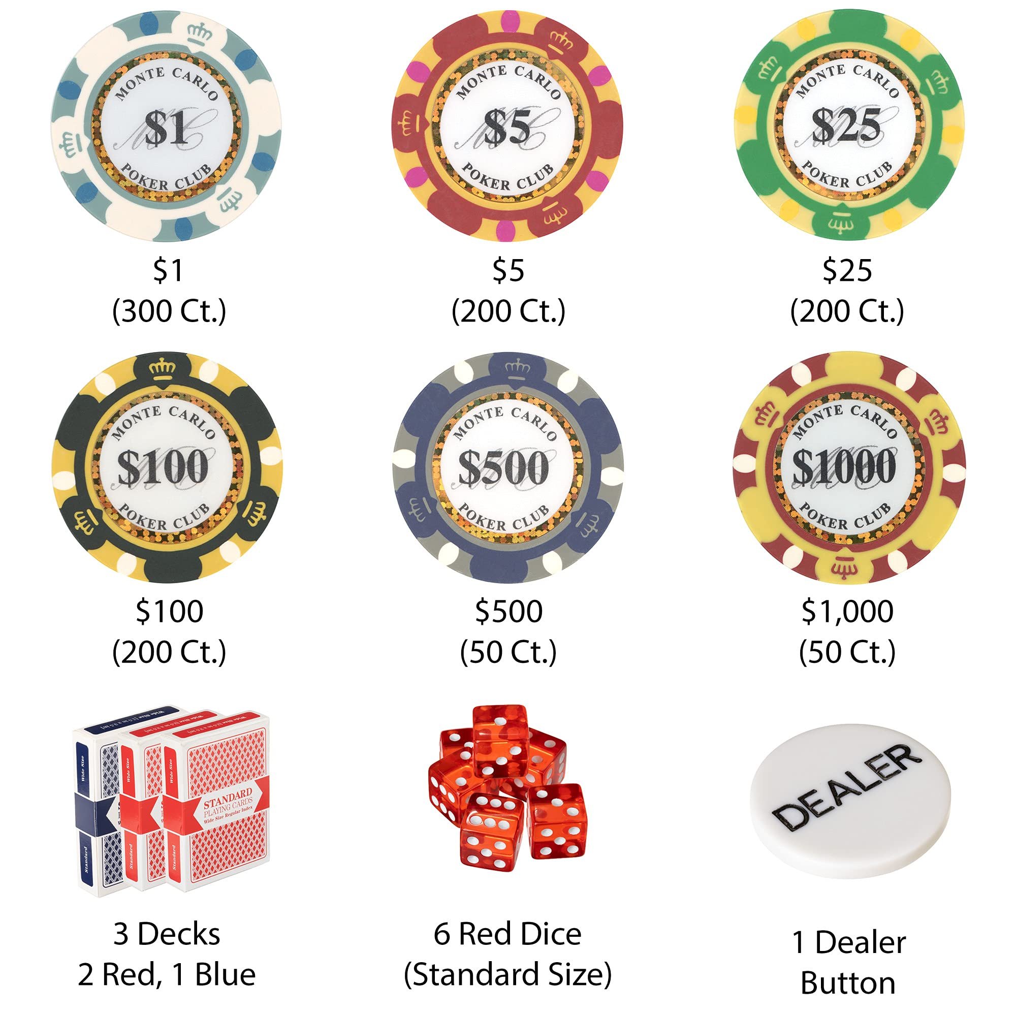 Casino Chips Case Capacity Suitcase Texas Poker Chips High Quality Aluminum Silver Black Suitcase Box Can Put 100-500pcs Chips